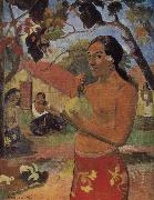 Paul Gauguin Take mango woman oil painting artist